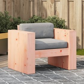 Garden Sofa Natural Wood Solid Douglas Fir Wood Single Durable